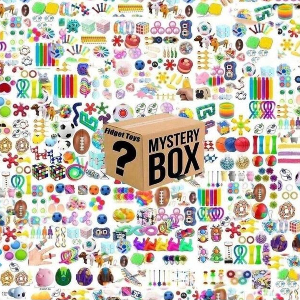 Mystery box mixed of different items.